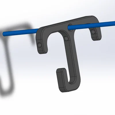 Der Camping Haken / The camping hook (Móc camping đa năng)