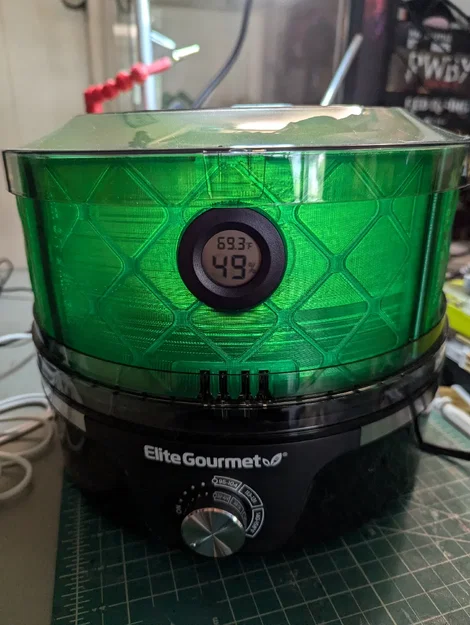Khung nâng cấp máy sấy nhựa Elite Gourmet EFD319 có khe đo độ ẩm - Image 1