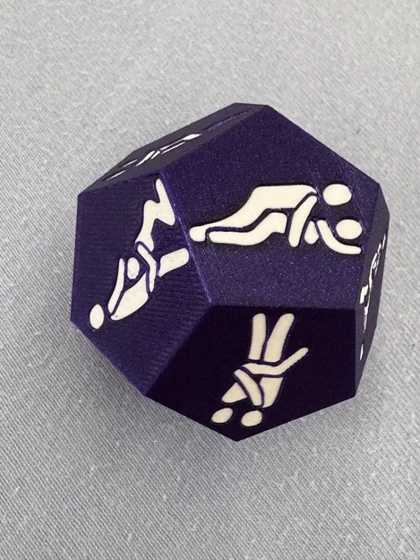 Bộ xúc xắc sex xịn nhất (đã sơn sẵn cho in multicolor) - Image 1