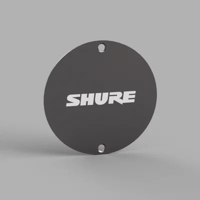 Tấm nắp lưng tùy chỉnh cho micro Shure SM7B (Custom Backplate)