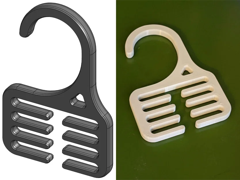 Móc Treo Cà Vạt Đơn Giản (Simple Tie Hanger) - Image 2