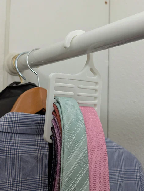 Móc treo cà vạt đơn giản cho 8 đến 24 cà vạt - Image 3