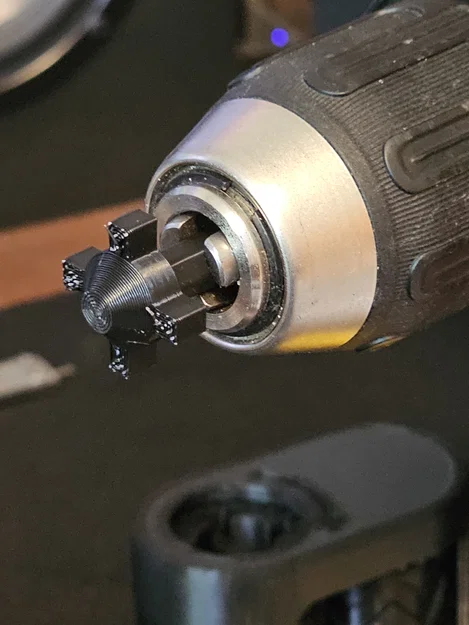 Adapter mũi khoan cho máy dập nổi thẻ 1/4" (Business Card Embosser Drill Adapter) - Image 1