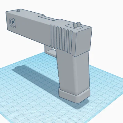 Mô hình súng Glock 17 thiết kế 3D in ấn chất lượng
