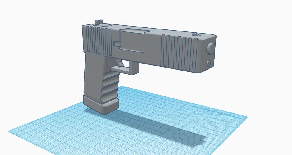 Mô hình súng Glock 17 thiết kế 3D in ấn chất lượng - Image 2
