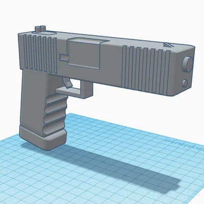 Mô hình súng Glock 17 thiết kế 3D in ấn chất lượng