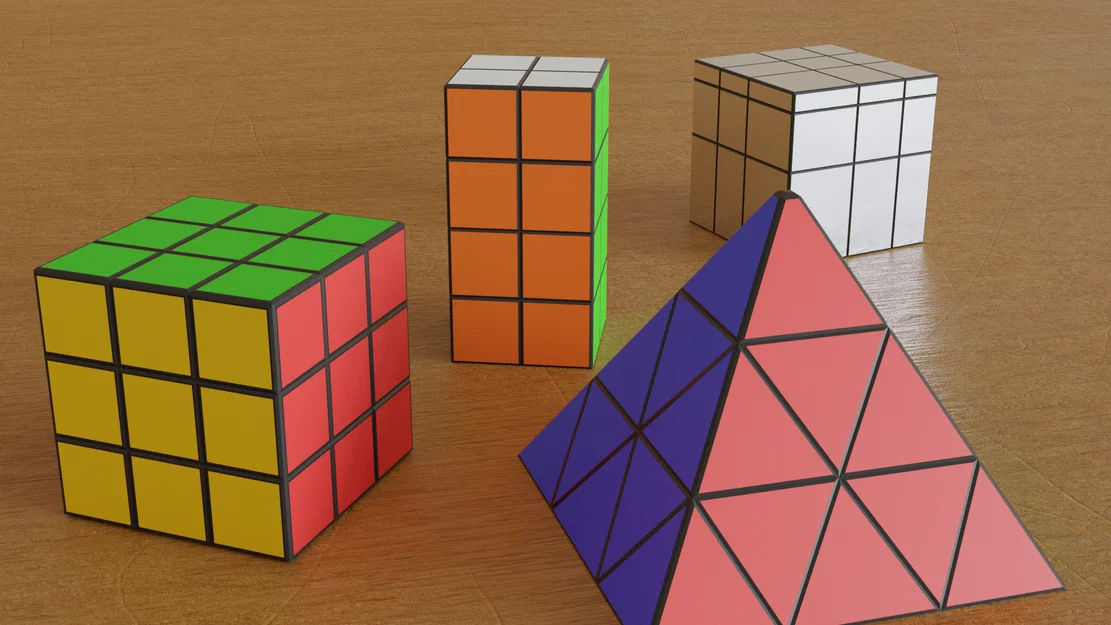 Mô hình Rubix Toys trang trí 3D - File in 3D đẹp và bắt mắt - Image 1