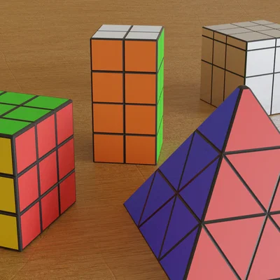 Mô hình Rubix Toys trang trí 3D - File in 3D đẹp và bắt mắt
