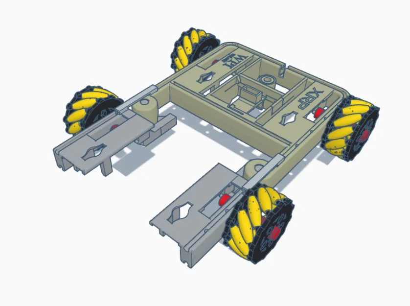 XRP Mecanum Drive / Omnidirectional (in full 3D, 2 loại frame) - Image 3