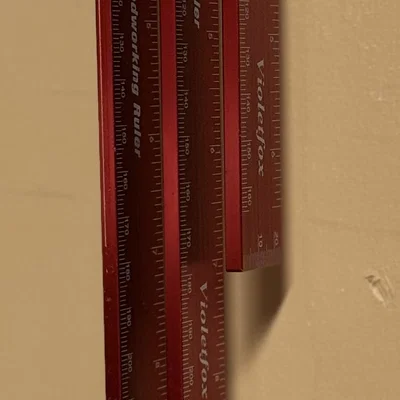 Giá treo thước đo 3D cho xưởng mộc (Woodworking Ruler Wall Rack)