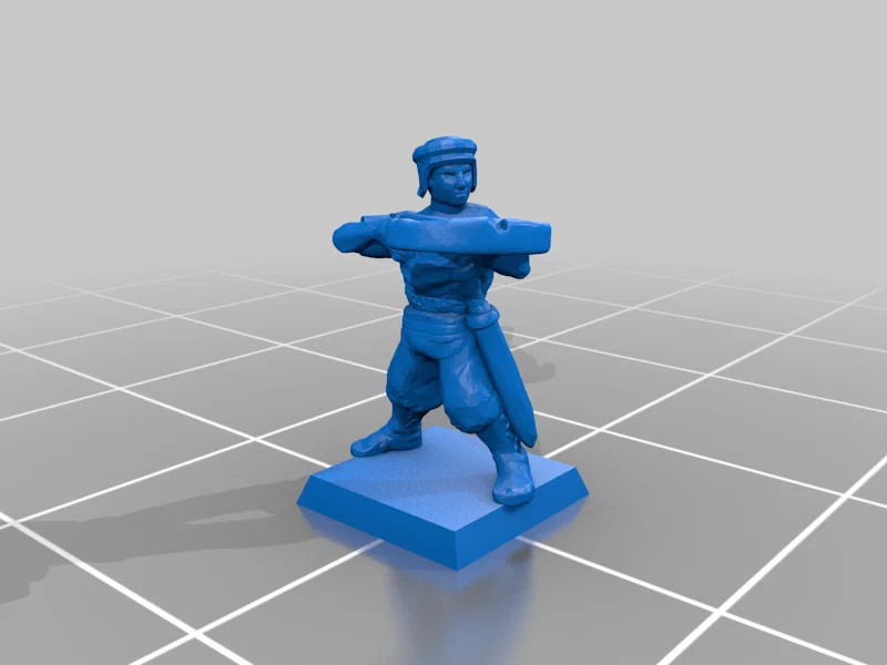 Mô hình lính nỏ Warmaster Empire Crossbowmen 10mm - Image 4