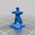 Mô hình lính nỏ Warmaster Empire Crossbowmen 10mm - Thumbnail 4