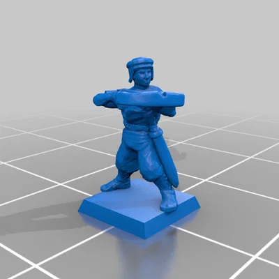Mô hình lính nỏ Warmaster Empire Crossbowmen 10mm
