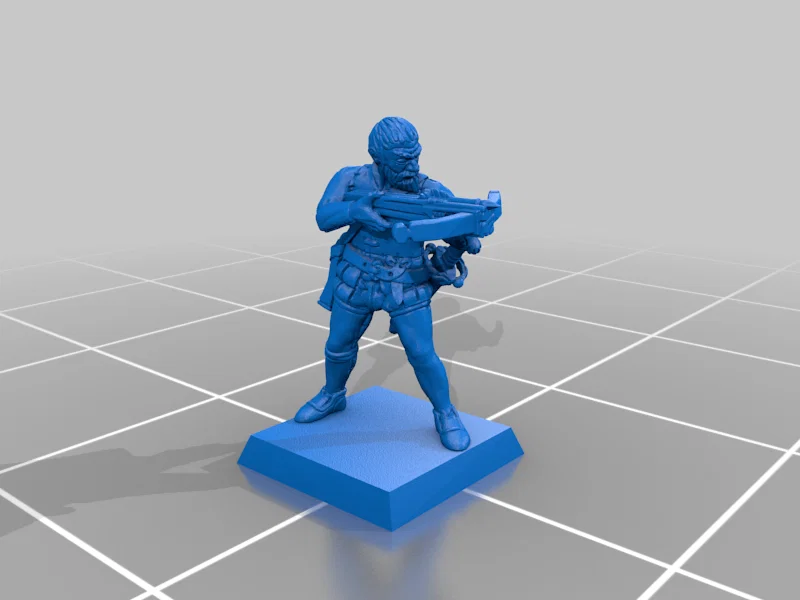 Mô hình lính nỏ Warmaster Empire Crossbowmen 10mm - Image 5