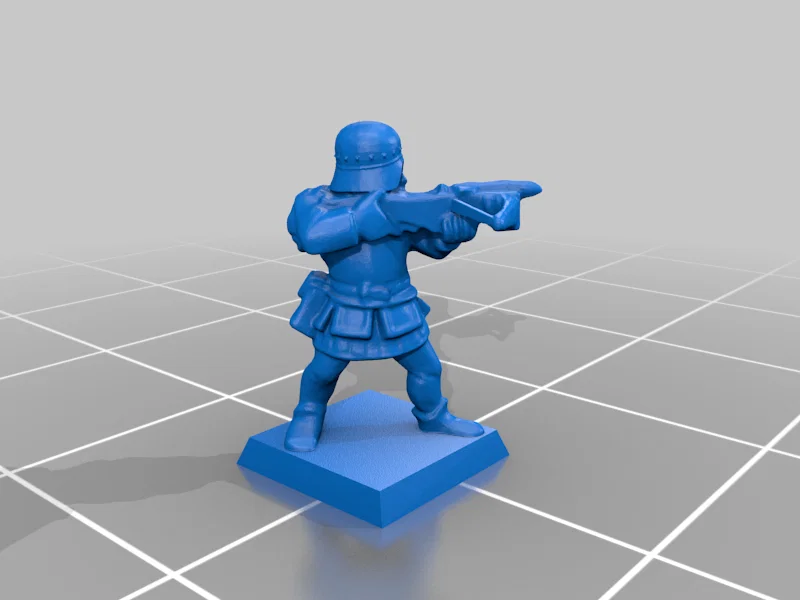 Mô hình lính nỏ Warmaster Empire Crossbowmen 10mm - Image 6