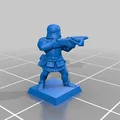 Mô hình lính nỏ Warmaster Empire Crossbowmen 10mm - Thumbnail 6