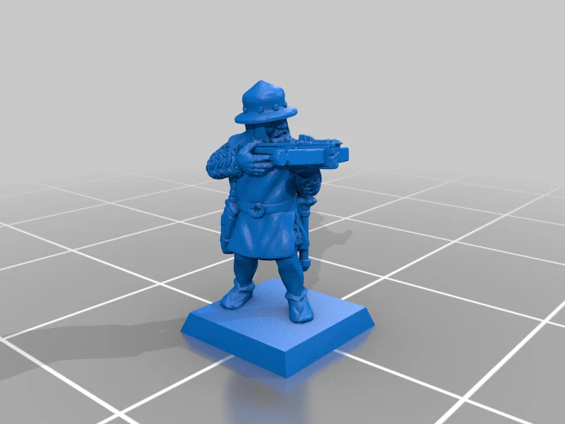 Mô hình lính nỏ Warmaster Empire Crossbowmen 10mm - Image 7