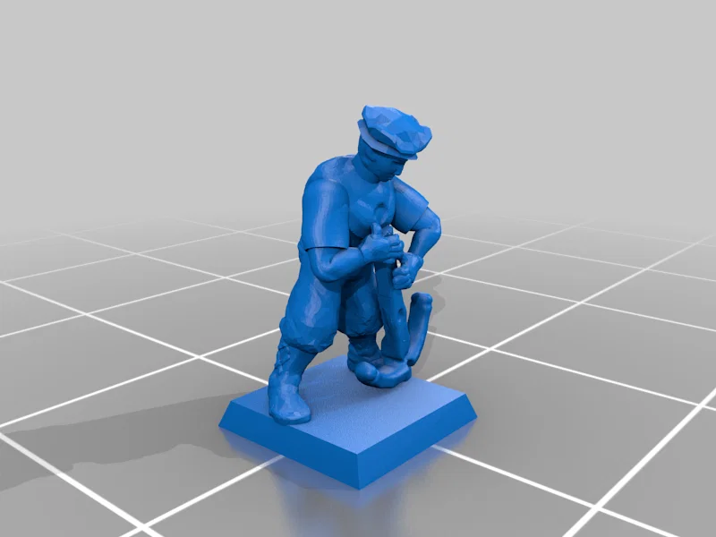 Mô hình lính nỏ Warmaster Empire Crossbowmen 10mm - Image 8