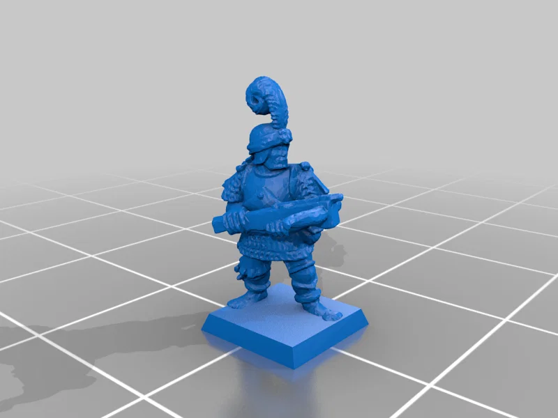 Mô hình lính nỏ Warmaster Empire Crossbowmen 10mm - Image 10