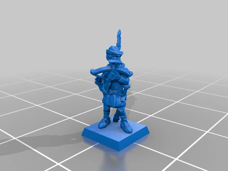 Mô hình lính nỏ Warmaster Empire Crossbowmen 10mm - Image 11