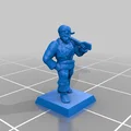 Mô hình lính nỏ Warmaster Empire Crossbowmen 10mm - Thumbnail 14