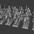 Warmaster Empire Pistoliers – Kỵ sĩ Reiters 10mm cho wargame - Thumbnail 1