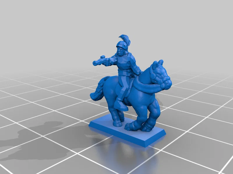Warmaster Empire Pistoliers – Kỵ sĩ Reiters 10mm cho wargame - Image 6
