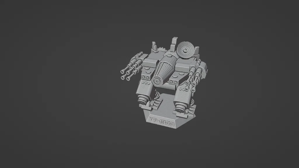 Mô hình Falcon Mech 3D: Robot chiến đấu độc đáo cho người sưu tầm - Image 2