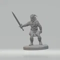 Mô hình 3D Tiefling Rogue (Sát thủ Tiefling) cho game nhập vai - Thumbnail 2