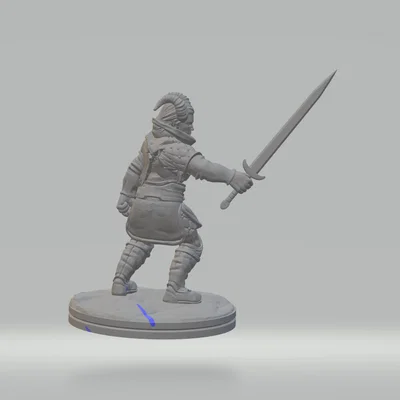 Mô hình 3D Tiefling Rogue (Sát thủ Tiefling) cho game nhập vai