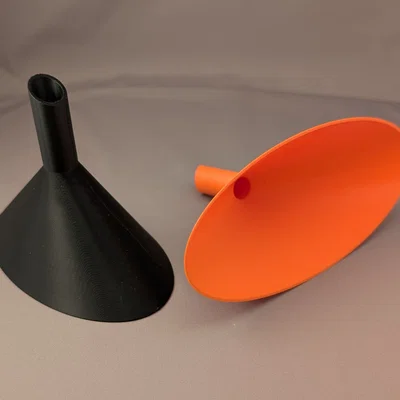Phễu hình bầu dục (Oval Funnel) in 3D tiện lợi cho vật liệu khô