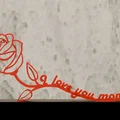 Tượng hoa hồng "I love you mom" - Thumbnail 1