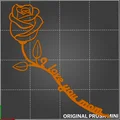 Tượng hoa hồng "I love you mom" - Thumbnail 4