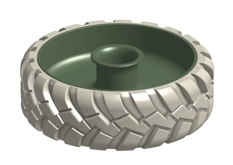 Tô Đựng Hạt Dẻ Cười Hình Lốp Xe Off-Road Độc Đáo - 3D Printing Model - Image 1