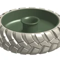 Tô Đựng Hạt Dẻ Cười Hình Lốp Xe Off-Road Độc Đáo - 3D Printing Model - Thumbnail 1