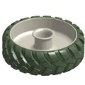 Tô Đựng Hạt Dẻ Cười Hình Lốp Xe Off-Road Độc Đáo - 3D Printing Model - Thumbnail 2
