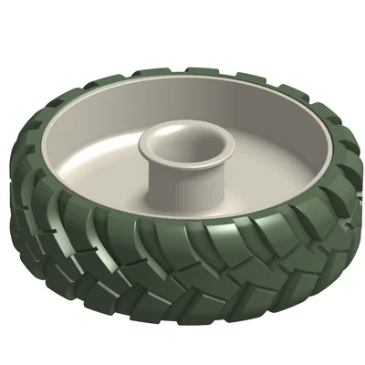 Tô Đựng Hạt Dẻ Cười Hình Lốp Xe Off-Road Độc Đáo - 3D Printing Model