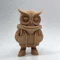 Mô hình Hoodie Owl (Cú mặc áo Hoodie) - Thumbnail 1