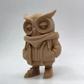 Mô hình Hoodie Owl (Cú mặc áo Hoodie) - Thumbnail 2