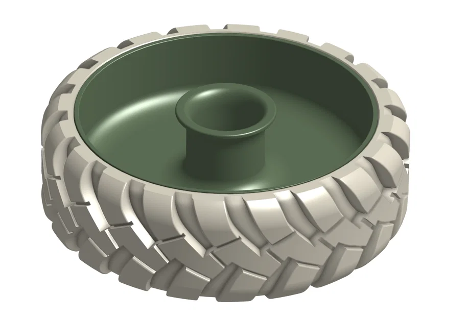 Tô Đựng Hạt Dẻ Cười Hình Lốp Xe Off-Road Độc Đáo - 3D Printing Model - Image 5