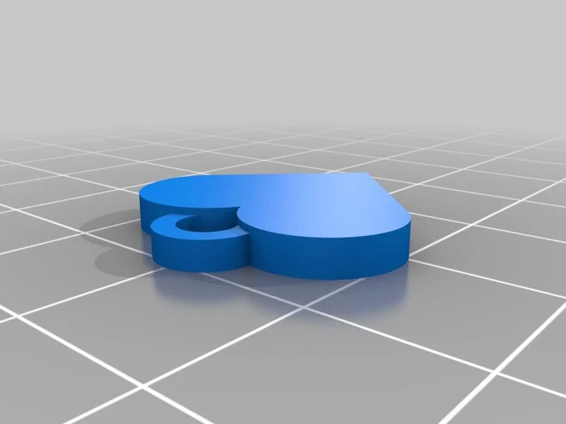 Móc khóa hình trái tim (Herz Anhänger) - Image 1