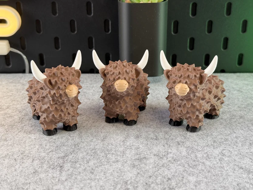 Mô hình bò Highland (Highland Cow) - Image 2