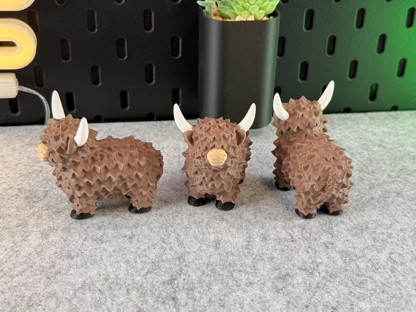 Mô hình bò Highland (Highland Cow) - Image 3