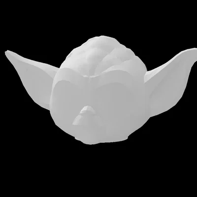 Mô hình đầu Yoda tương thích Lego in 3D độc đáo