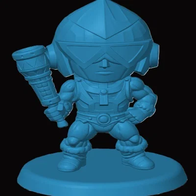 Mô hình 3D Mechaneck phiên bản Chibi độc đáo - Tự in tại nhà