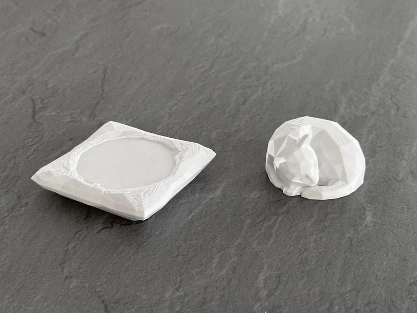 Mèo Ngủ Low Poly Dễ Thương (Không Cần Support) - Image 3