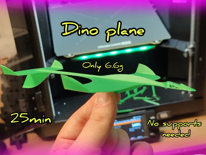 Mô hình máy bay Dino (4 phiên bản: lớn, trung bình, nhỏ và micro) - Image 1