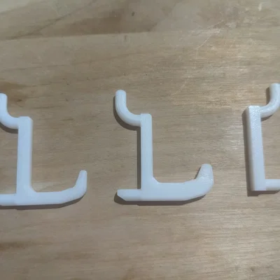 Móc treo pegboard 4mm dành cho bảng lỗ 3/16"