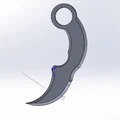 Dao Karambit CS (In nguyên khối) - Thumbnail 2