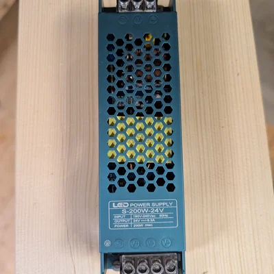 Ngàm gắn DIN Rail 3D cho bộ nguồn LED Lincoiah 200W